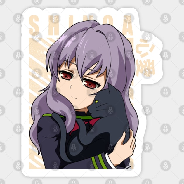 Shinoa Hiragi - Owari no Seraph Sticker by Otaku Emporium